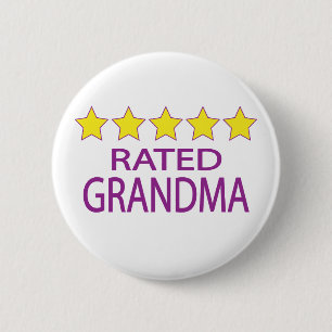 Fünf-Sterne-Oma Button