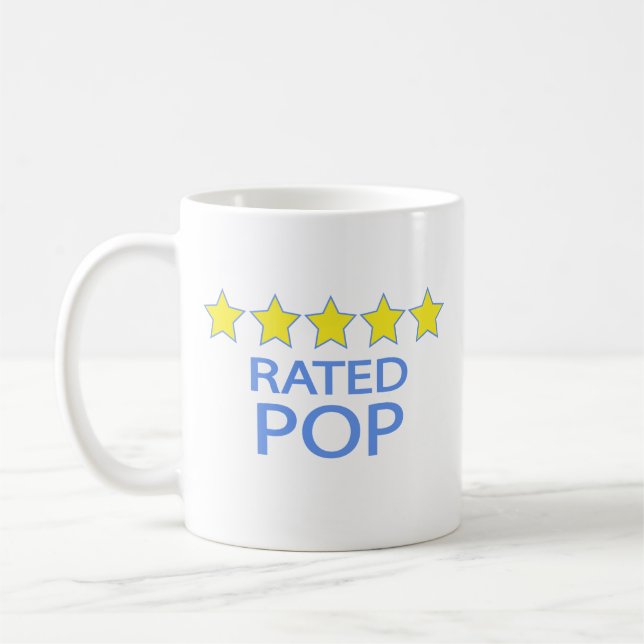 Fünf-Sterne-Pop Kaffeetasse (Links)