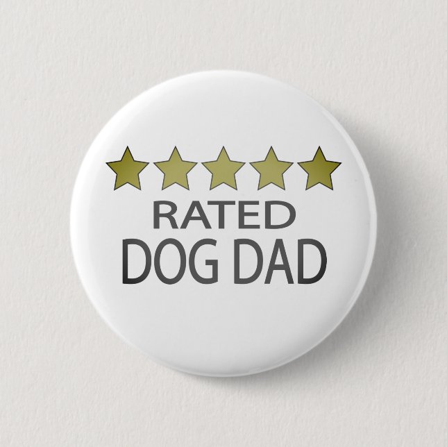 Fünf-Sterne-Vater Button (Vorderseite)