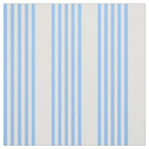 Fünf Streifen in Blau und Beige Stoff