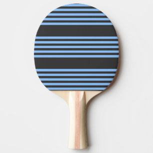 Fünf Streifen in Blau und Kohle Tischtennis Schläger