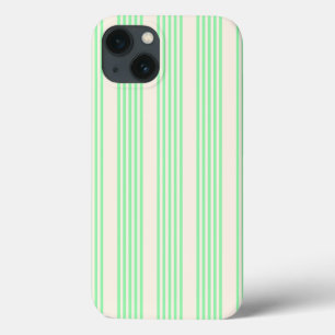 Fünf Streifen in grün und beige Case-Mate iPhone Hülle