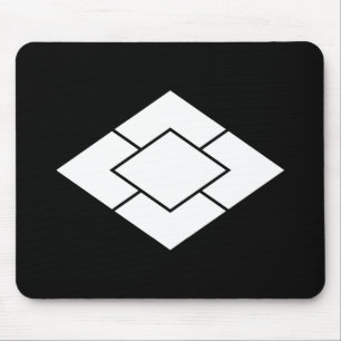 fünf übereinanderliegende Rauten Mousepad