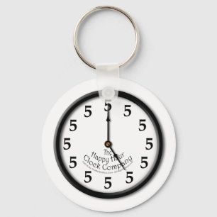 FÜNF-UHR-UHR SCHLÜSSELANHÄNGER