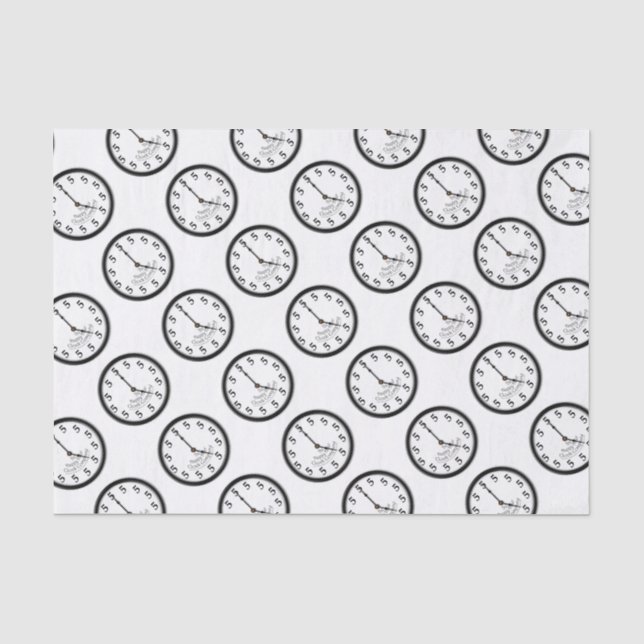 FÜNF UHR-UHR SEIDENPAPIER (Vorderseite)
