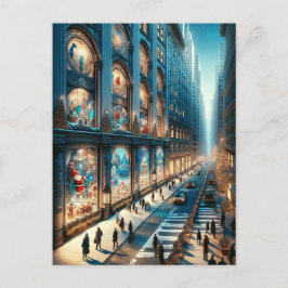 Fünfte Avenue Holiday Card. Christmas. Postkarte