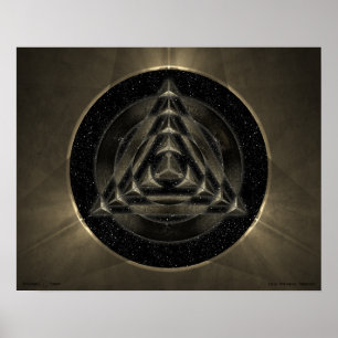 Fünfte dimensionale Magnetismus Poster