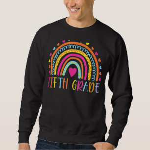 Fünfte Klasse Rainbow Girls Boys Teacher Team 5th Sweatshirt