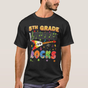 Fünfte Klasse Rocks 5x Zurück zur Schule Elektro-G T-Shirt