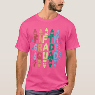 Fünfte-Klasse-Team-Kinder Lustig Zurück zur Schule T-Shirt