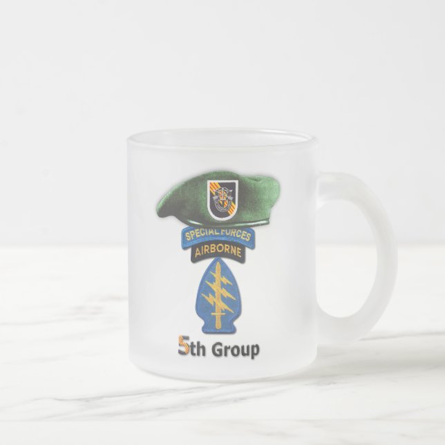 Fünfte Spezialeinsatzgruppe SFG SF SFGA Veteranen Mattglastasse (Rechts)