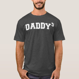 Fünfter Vater von fünf Kindervätern T-Shirt