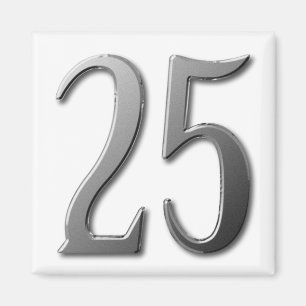 Fünfundzwanzig Magnet