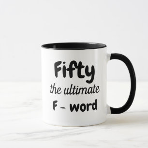Fünfzig der ultimativen Worte Tasse