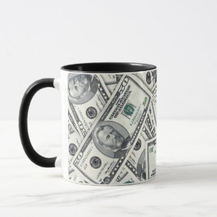 Fünfzig-Dollar-Schein-Geldmuster Tasse