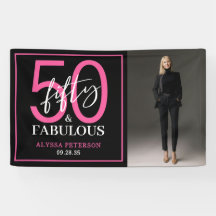 Fünfzig & Fantastisch Schwarze Schrift 50. Geburts