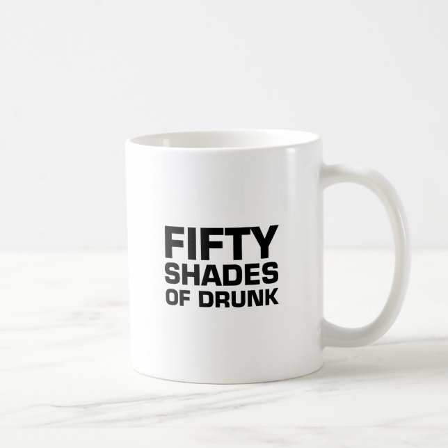 Fünfzig Schatten von betrunkenem Kaffeetasse (Rechts)