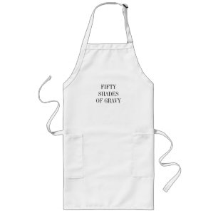 Fünfzig Schattierungen des Gravy-Shirts Lange Schürze
