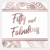 Fünfzig und üppige Imitat Rose Gold & White Paisle