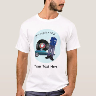 Fünfzigerjahre I Liebe-Rock'n'Roll-T - Shirt