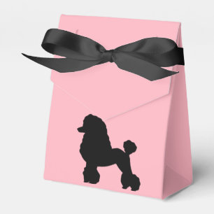 Fünfzigerjahre rosa Pudel-Rock-inspirierter Geschenkschachtel