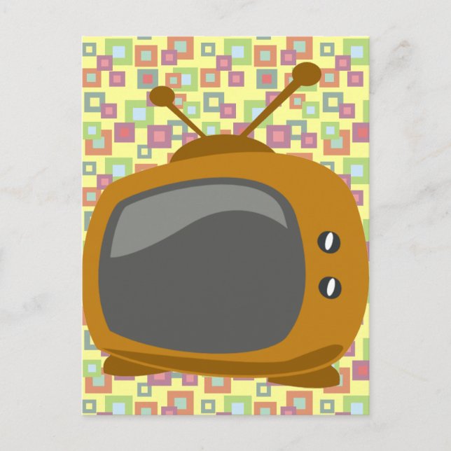 Fünfziges TV Postkarte (Vorderseite)