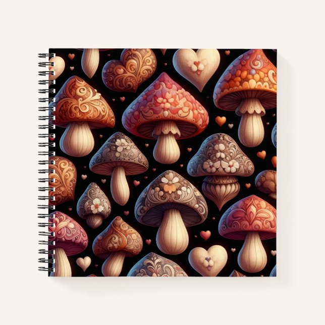 Fungi Family Notizbuch (Vorderseite)