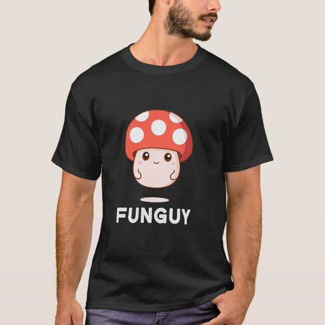 Fungi Fun Typ Funny Mushroom lover Long Sleeve T S T-Shirt (Vorderseite)