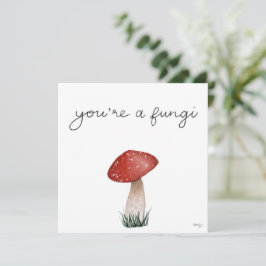 Fungi Greeting Card Mitteilungskarte