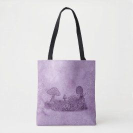 Fungi Meadow Tote Bag Tasche