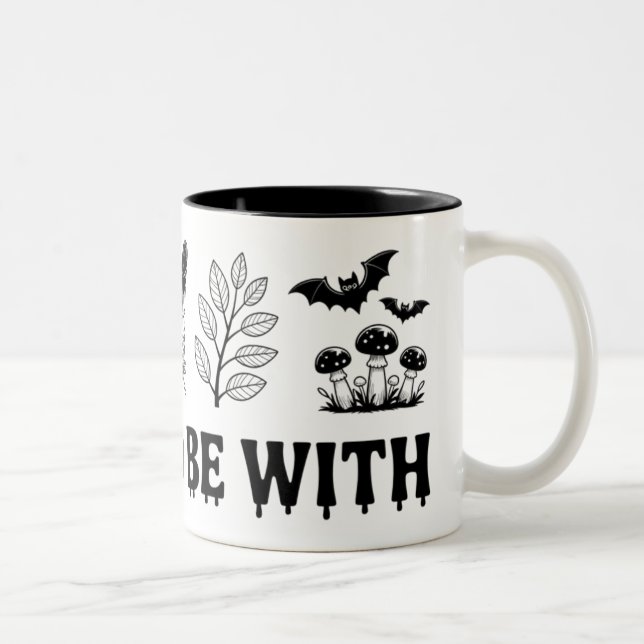Fungi mit Tasse | Funny Mushroom Coffee Cup (Rechts)