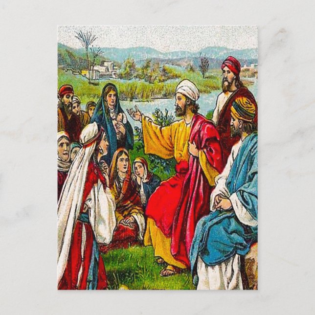 Fungiert 16:14 - 15 Lord Opens Lydias Heart Postkarte (Vorderseite)