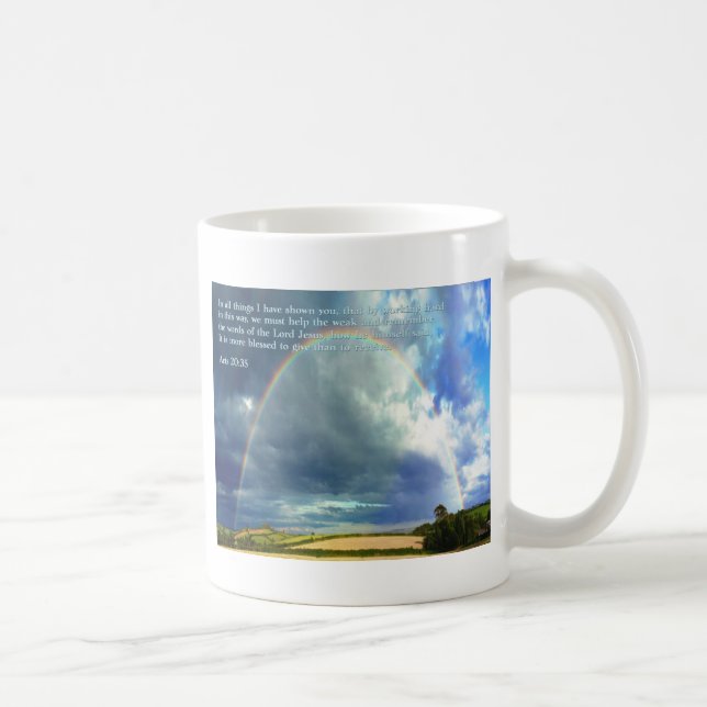 Fungiert 20:35 Regenbogen Kaffeetasse (Rechts)