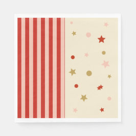 FunHaus Circus Stripes & Stars Party Serviette