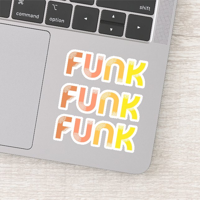Funk Aufkleber (Detail)