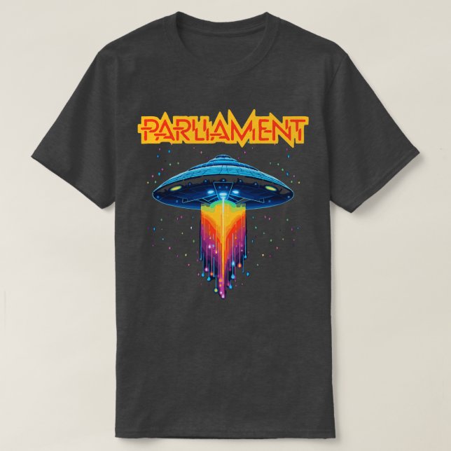 Funk der Funkadelic Retro Mothership Rock T-Shirt (Design vorne)