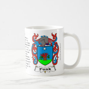 Funk, der Ursprung, die Bedeutung und das Wappen Kaffeetasse