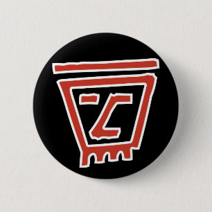 Funk-Gesicht Button