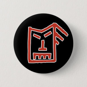 Funk-Gesicht Button