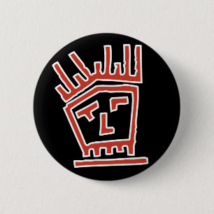 Funk-Gesicht Button