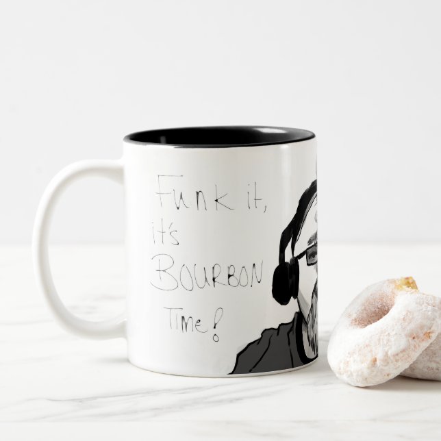 Funk IT-Tasse Zweifarbige Tasse (Mit Donut)