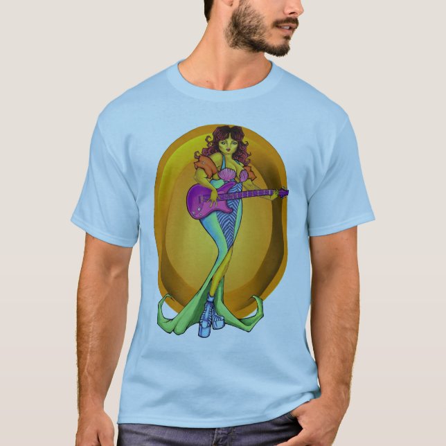 Funk-Meerjungfrau-Männer T-Shirt (Vorderseite)