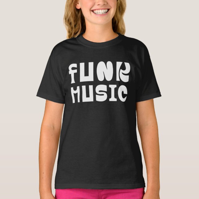 Funk-Musik-Logodesign T-Shirt (Vorderseite)