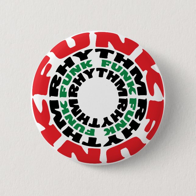 Funk-Rhythmus Funk Funk-Rhythmus Button (Vorderseite)