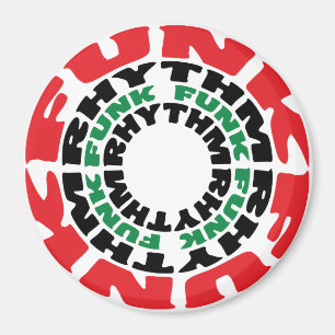 Funk-Rhythmus Funk Funk-Rhythmus Magnet