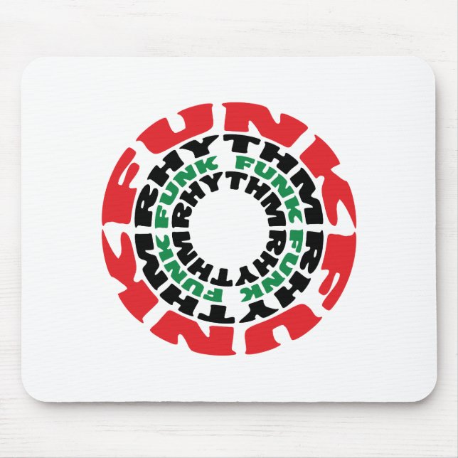 Funk-Rhythmus Funk Funk-Rhythmus Mousepad (Vorne)