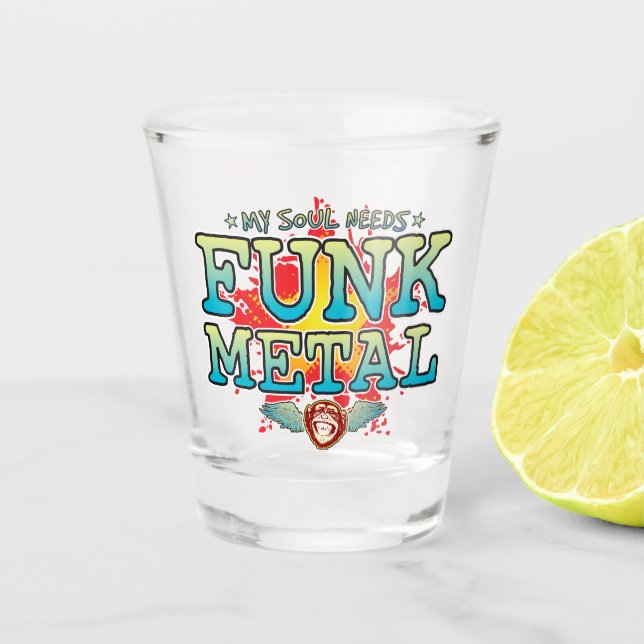 Funk Soul-Schiebeglas Schnapsglas (Vorderseite)