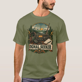 Funk-T-Shirt, Signal Seeker Shirt, Amateurfunk T-Shirt