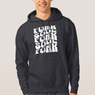 Funk- und Soul-Musik in fetter Typografie Hoodie
