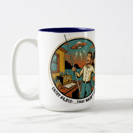 Funkamateur-Logbucheintrag: Das war kein Rauschen Zweifarbige Tasse